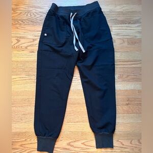 Figs Women’s Black Jogger Scrub Pants Sz M